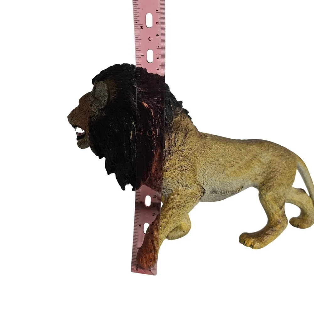 Greenbrier International Male Lion Figurine Realistic‎ Safari Wildlife Toy 14 in